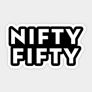 Nifty Fifty Sticker